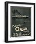 Advert for Osram Lamps, Installed on Queen Mary Ocean Liner-null-Framed Art Print