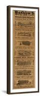 Advert for P T Barnum's Greatest Show on Earth-null-Framed Premium Giclee Print