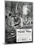 Advert for Pianola Piano 1914-null-Mounted Art Print