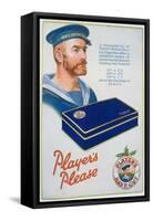 Advert for Player's Navy Cut Cigarettes, 1928-null-Framed Stretched Canvas