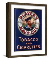 Advert for Player's Navy Cut Tobacco and Cigarettes, 1923-null-Framed Giclee Print
