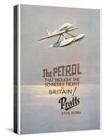 Advert for Pratts Ethyl Petrol, C1928-null-Stretched Canvas