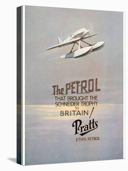 Advert for Pratts Ethyl Petrol, C1928-null-Stretched Canvas