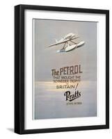 Advert for Pratts Ethyl Petrol, C1928-null-Framed Giclee Print
