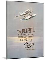 Advert for Pratts Ethyl Petrol, C1928-null-Mounted Giclee Print