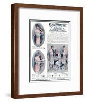 Advert for Royal Worcester Corsets 1922-null-Framed Art Print