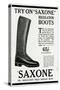 Advert for Saxone Service Boot 1916-null-Stretched Canvas