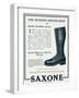 Advert for Saxone Service Boot 1918-null-Framed Art Print