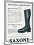 Advert for Saxone Service Boot 1918-null-Mounted Art Print