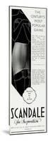 Advert for Scandale Suspenders 1936-null-Mounted Premium Giclee Print