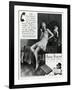 Advert for Stockings by Bear Brand 1934-null-Framed Art Print