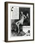 Advert for Stockings by Bear Brand 1934-null-Framed Art Print