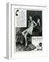 Advert for Stockings by Bear Brand 1934-null-Framed Art Print