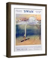 Advert for Swan Fountain Pens, C1906-null-Framed Giclee Print