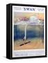 Advert for Swan Fountain Pens, C1906-null-Framed Stretched Canvas
