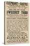 Advert for Sweeney Todd the Demon Barber of Fleet Street-null-Stretched Canvas