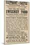 Advert for Sweeney Todd the Demon Barber of Fleet Street-null-Mounted Giclee Print