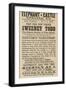 Advert for Sweeney Todd the Demon Barber of Fleet Street-null-Framed Premium Giclee Print