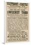 Advert for Sweeney Todd the Demon Barber of Fleet Street-null-Framed Giclee Print