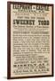 Advert for Sweeney Todd the Demon Barber of Fleet Street-null-Framed Giclee Print