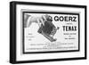 Advert for the Goerz Pocket Tenax Camera, 1909-null-Framed Giclee Print