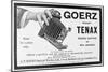 Advert for the Goerz Pocket Tenax Camera, 1909-null-Mounted Giclee Print