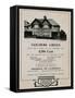 Advert for the Purhcase of a House in Golders Green-null-Framed Stretched Canvas