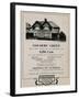 Advert for the Purhcase of a House in Golders Green-null-Framed Giclee Print