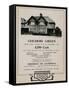 Advert for the Purhcase of a House in Golders Green-null-Framed Stretched Canvas
