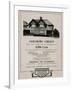 Advert for the Purhcase of a House in Golders Green-null-Framed Giclee Print