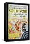 Advert for the Southport Flower Show, Lancashire, 1936-null-Framed Stretched Canvas