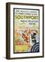 Advert for the Southport Flower Show, Lancashire, 1936-null-Framed Giclee Print