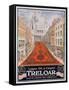 Advert for Treloar Carpets, 1920-null-Framed Stretched Canvas