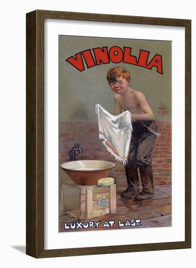 Advert for Vinolia Soap, C1900s-null-Framed Giclee Print