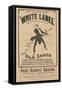 Advert for White Label Worcestershire Sauce-null-Framed Stretched Canvas