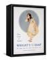 Advert for Wright's Coal Tar Soap, 1923-null-Framed Stretched Canvas