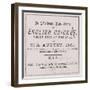 Advert from the Sporting Times in August 1882 Which Introduced the Concept of the Ashes-null-Framed Giclee Print