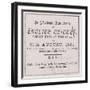 Advert from the Sporting Times in August 1882 Which Introduced the Concept of the Ashes-null-Framed Giclee Print