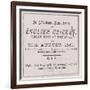 Advert from the Sporting Times in August 1882 Which Introduced the Concept of the Ashes-null-Framed Giclee Print