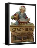 Advert, Mason's Herb, Beer-null-Framed Stretched Canvas