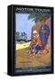 Advert, N Africa Tours-null-Framed Stretched Canvas