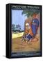 Advert, N Africa Tours-null-Framed Stretched Canvas