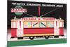 Advertise on the Tram-Dmitri Bulanov-Mounted Art Print