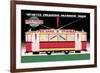 Advertise on the Tram-Dmitri Bulanov-Framed Art Print