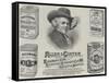 Advertisement, Allen and Ginter-null-Framed Stretched Canvas