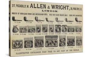 Advertisement, Allen and Wright-null-Stretched Canvas