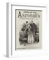 Advertisement, Aspinall's Enamel-null-Framed Giclee Print