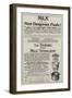 Advertisement, Aymard Milk Sterilizer-null-Framed Giclee Print