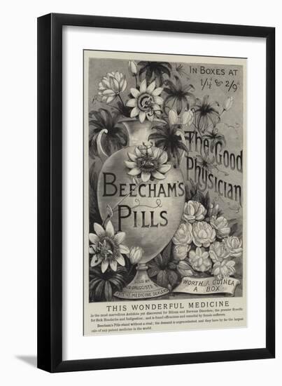 Advertisement, Beecham's Pills-null-Framed Giclee Print