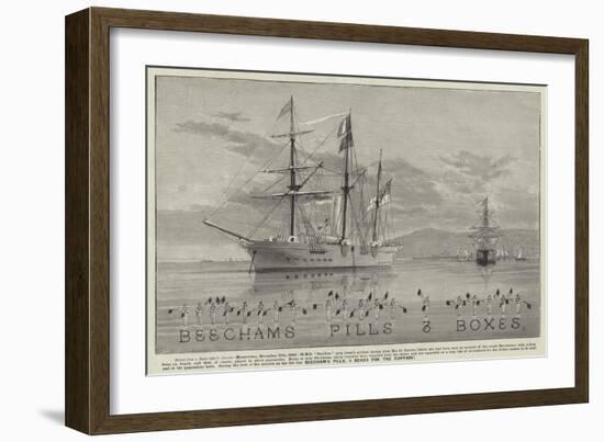 Advertisement, Beecham's Pills-null-Framed Giclee Print